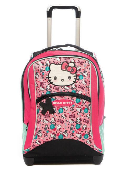 HELLO KITTY FABOLOUS BIG Trolley backpack with trolley FUXIA - Backpack trolleys