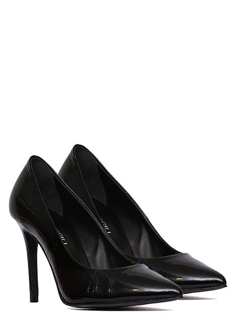 ANNA VIRGILI CATIA Leather décolleté BLACK - Women’s shoes