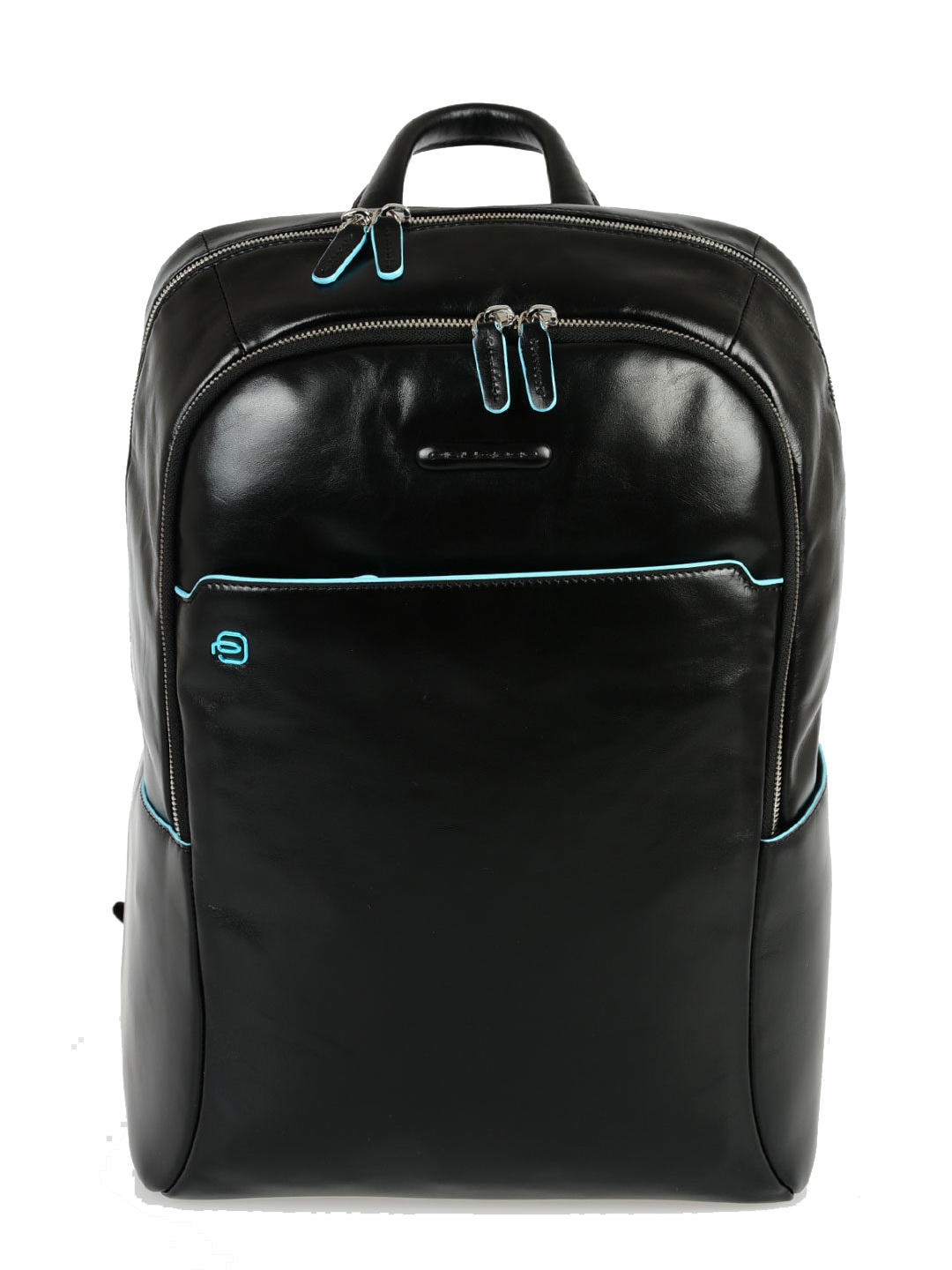 Piquadro Backpack Blue Square 15.6 Pc Holder Black Buy At Outlet Prices