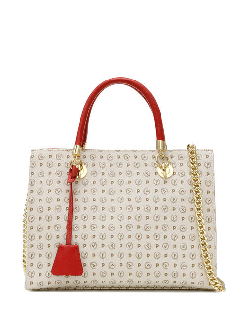 POLLINI Tapiro Handbag; with shoulder strap Ivory / lac - Women’s Bags