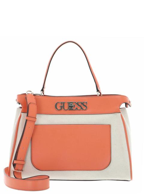 GUESS UPTOWN Handbag with shoulder strap orange - Women’s Bags
