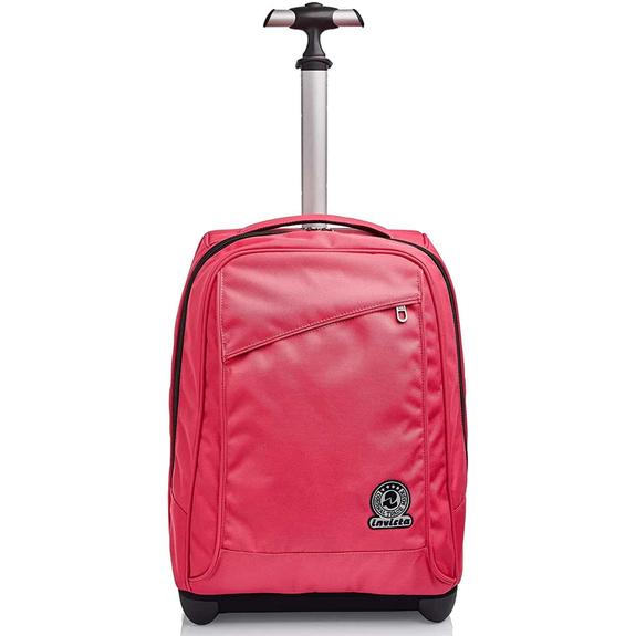 INVICTA SOLID RECYCLED BENIN Trolley backpack rose - Backpack trolleys