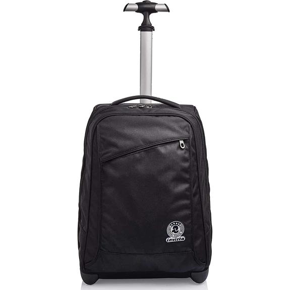 INVICTA SOLID RECYCLED BENIN Trolley backpack Black - Backpack trolleys