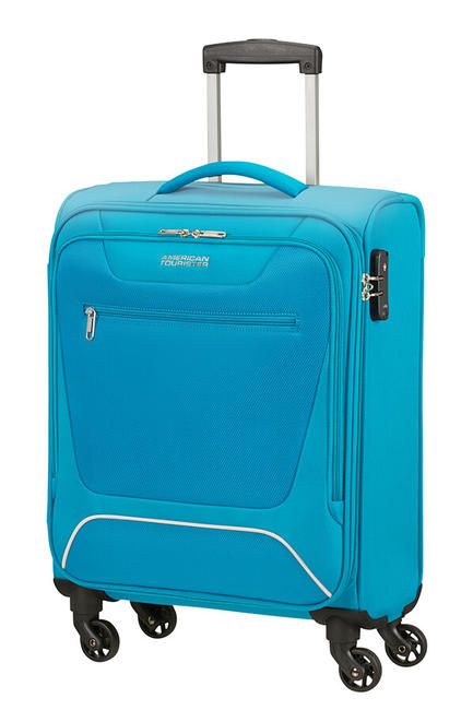 AMERICAN TOURISTER HYPERBREEZ Hand luggage trolley lightblue - Hand luggage