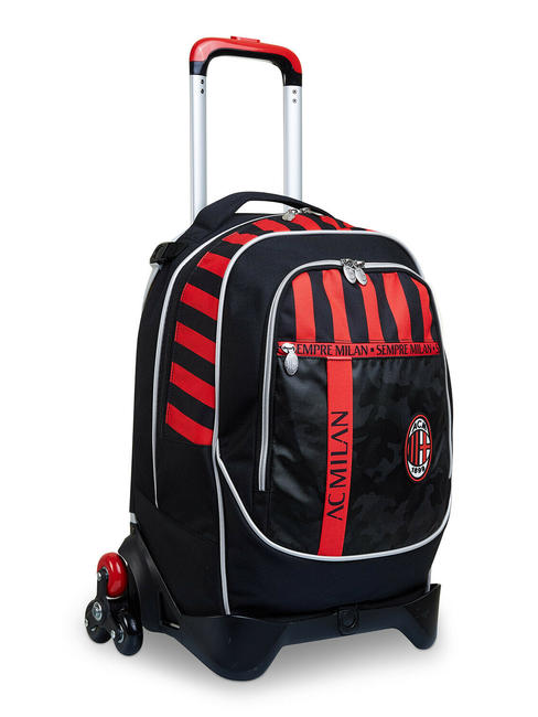 MILAN JACK Cross & Go  Trolley backpack with triple wheels Black - Backpack trolleys