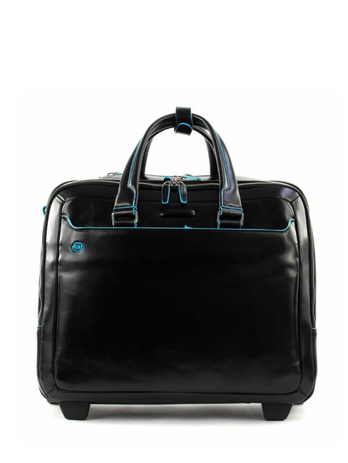 PIQUADRO BLU SQUARE Pilot trolley Black - Trolley Pilot Case - Buy Online!