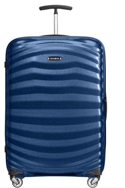 SAMSONITE trolley LITE- SHOCK, medium size dARKBlue - Rigid Trolley Cases