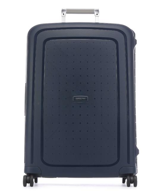 SAMSONITE trolley S CURE, large size navyblca - Rigid Trolley Cases