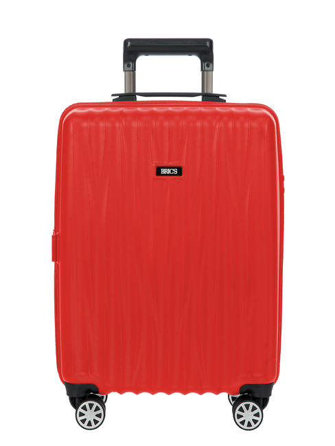 BRIC’S CERVIA Cabin trolley 55cm Red - Hand luggage