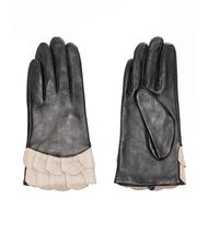 TOSCA BLU guanto con rouches  black / nat - Gloves - 1