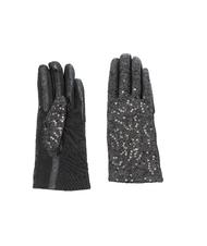 TOSCA BLU guanto party con micropaillette  Black - Gloves - 1