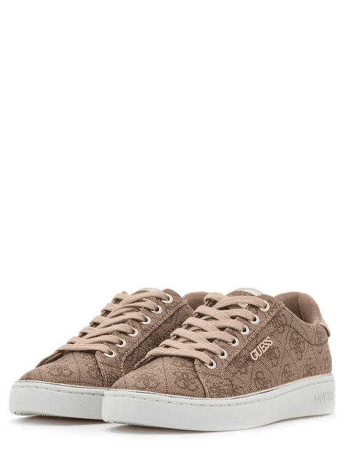 GUESS BECKIE LOGO  Sneakers Beige / Brown - Women’s shoes