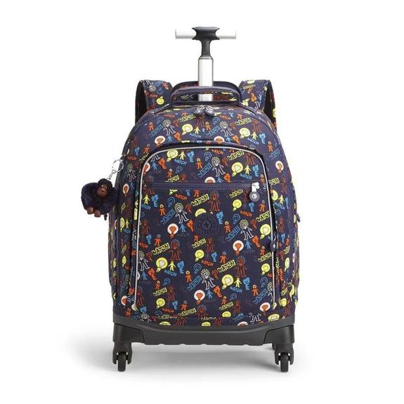 KIPLING ECHO Backpack with trolley Stitch Dot - Backpack trolleys