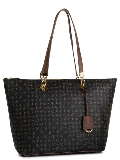 POLLINI Tapiro Shoulder bag black brown - Women’s Bags