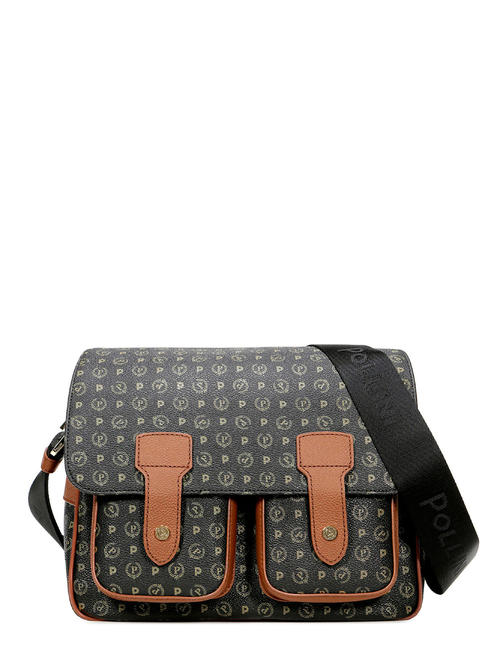 POLLINI Tapiro Over-the-shoulder bag black brown - Women’s Bags