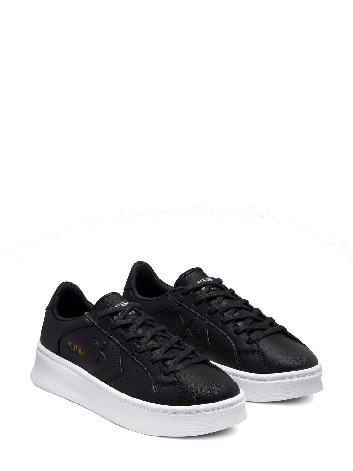 Converse Pro Leather Lift Platform Leather Sneakers Black / Black / White -  Buy On Le Sac!