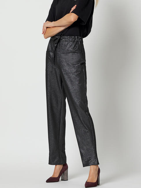 MANILA GRACE   Oversized trousers Black - Women's Pants