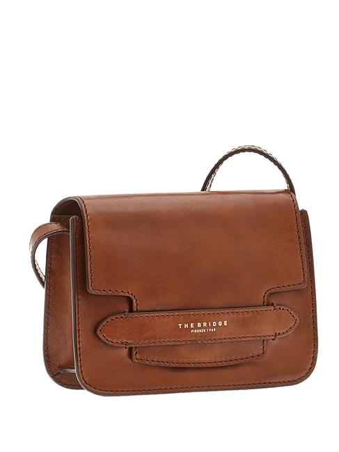 THE BRIDGE LUCREZIA Shoulder mini bag BROWN - Women’s Bags