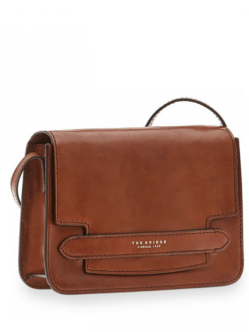 THE BRIDGE LUCREZIA Shoulder mini bag BROWN - Women’s Bags