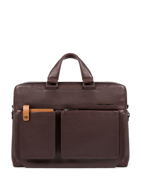 PIQUADRO TALLIN 15.6 "laptop briefcase, 12.9" Ipad BROWN - Work Briefcases
