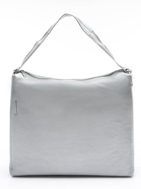MANDARINA DUCK  MELLOW LUX Leather bag SILVER - Women’s Bags