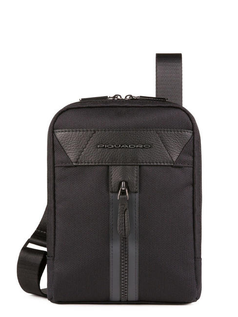 PIQUADRO TRAKAI Ipad mini bag Black - Over-the-shoulder Bags for Men