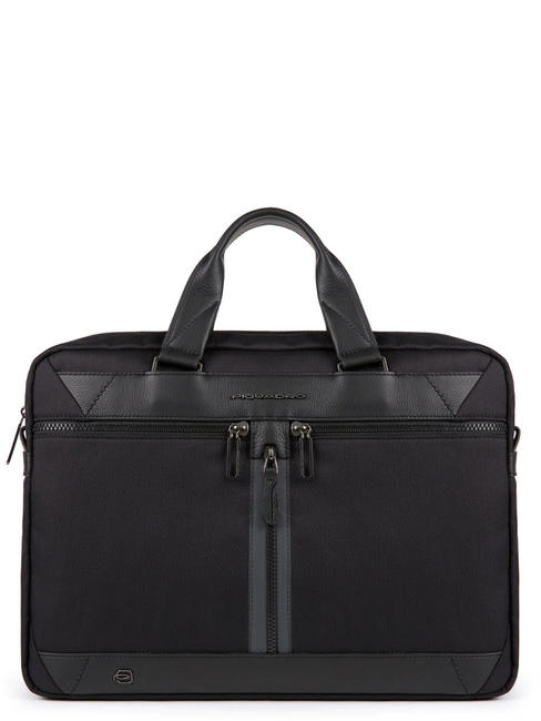PIQUADRO TRAKAI Laptop briefcase 15.6 ", iPad 10.5 '' / 9.7" Black - Laptop backpacks