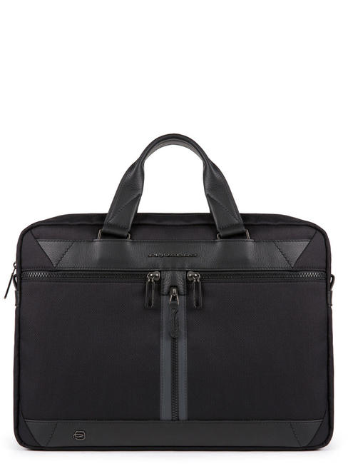 PIQUADRO TRAKAI Laptop briefcase 15.6 ", iPad 10.5 '' / 9.7" Black - Work Briefcases
