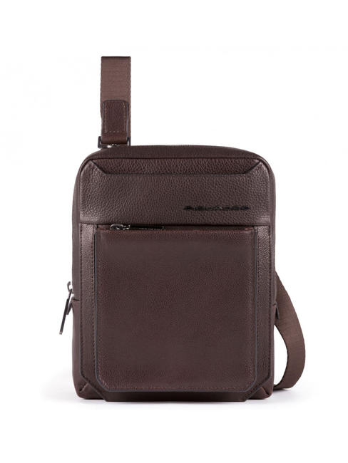 PIQUADRO TALLIN Ipad mini bag BROWN - Over-the-shoulder Bags for Men