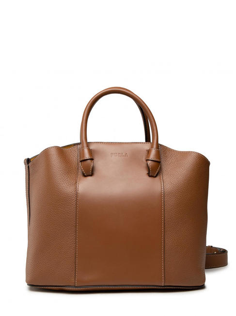 FURLA MIASTELLA Handbag with shoulder strap cognac - Women’s Bags