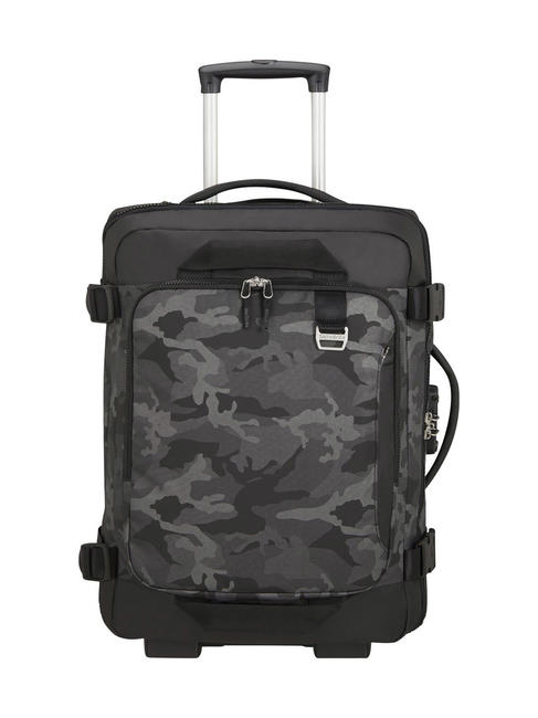 SAMSONITE MIDTOWN midtown trolley borsone con ruote 55/20 Duffel bag / backpack 55/20 with wheels and trolley camo / gray - Hand luggage