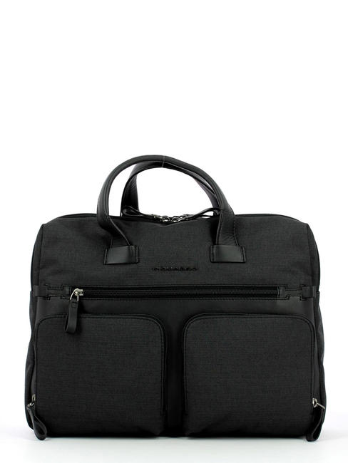 PIQUADRO TIROS 14 "laptop briefcase Black - Work Briefcases