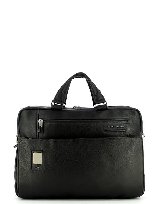 PIQUADRO AKRON 15.6 "PC briefcase Black - Work Briefcases