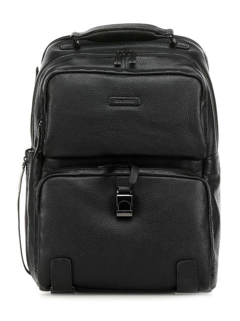 PIQUADRO MODUS RESTYLING 15.6 "laptop backpack in leather Black - Laptop backpacks