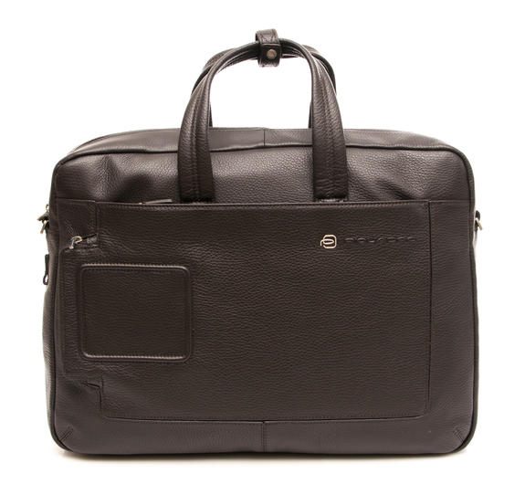 PIQUADRO VIVE 15.6 "PC briefcase MORO - Work Briefcases