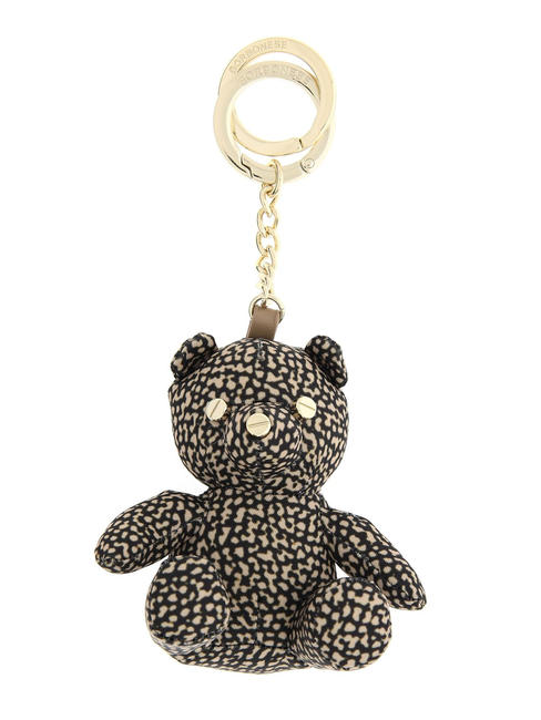 BORBONESE BEAR Bear keychain OP / NATURAL / BLACK - Key holders