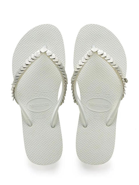 HAVAIANAS SLIM SHELL MESH Flip flops white - Women’s shoes