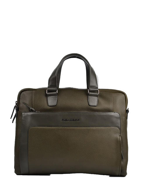 PIQUADRO FEELS FEELS Briefcase GREEN - Work Briefcases
