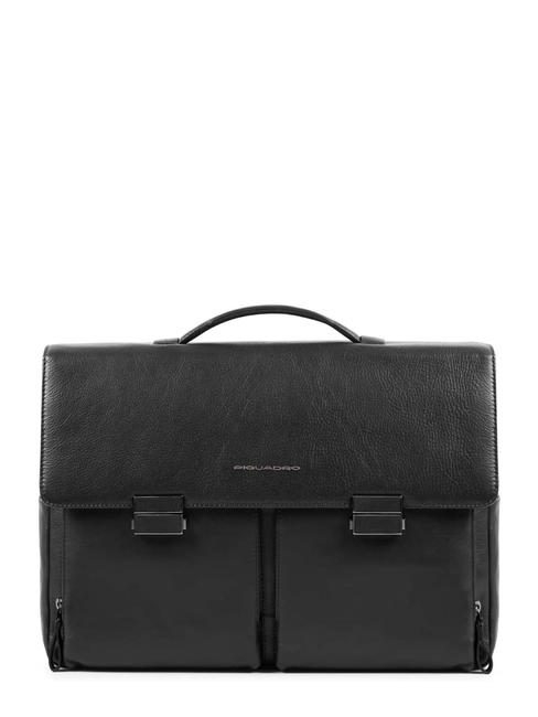 PIQUADRO LINE 15.6 "PC briefcase Black - Work Briefcases