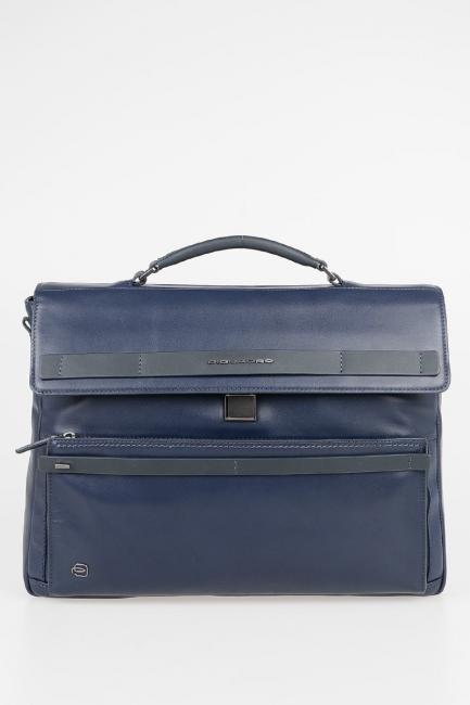 PIQUADRO VANGUARD PC briefcase 14 " blue - Work Briefcases