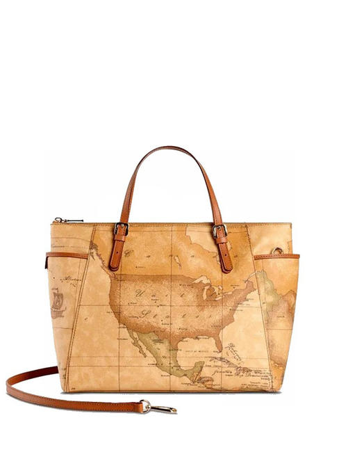 ALVIERO MARTINI PRIMA CLASSE GEO CLASSIC Handbag with shoulder strap NATURAL - Women’s Bags