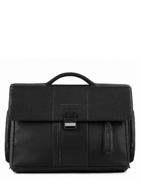 PIQUADRO BRIEF 15.6 "laptop briefcase Black - Work Briefcases