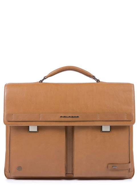 PIQUADRO folder CUBE, PC case 15-6 ", in leather LEATHER - Work Briefcases