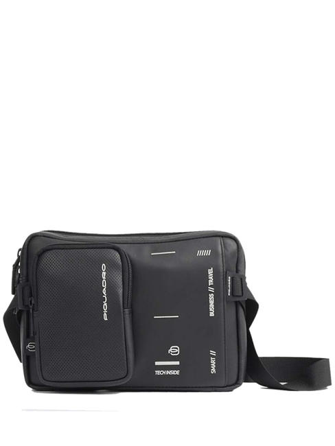 PIQUADRO kyoto Leather bag Black - Work Briefcases