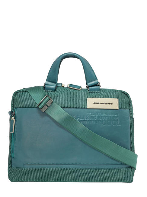 PIQUADRO ADE  13 "PC briefcase GREEN - Work Briefcases