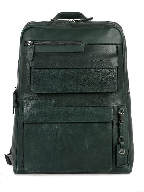 PIQUADRO WOSTOK 15.6 "laptop backpack GREEN - Laptop backpacks