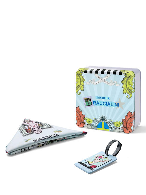 BRACCIALINI GADGET GIFT BOX Foulard + address tag Black - Scarves