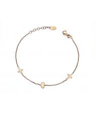 AMEN PREGA E AMA Rose silver bracelet - Bracelets
