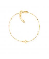 AMEN PREGA E AMA Gilded silver bracelet gold - Bracelets - 1