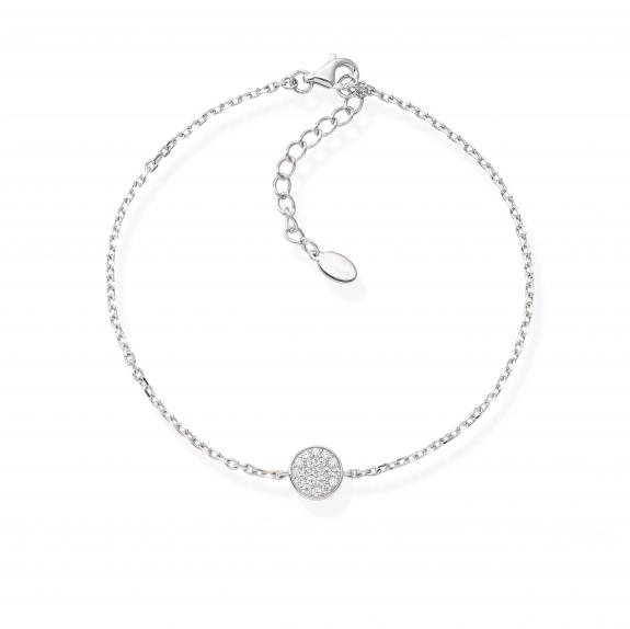 AMEN DIAMONDS Bracelet in rhodium silver and white zircons rhodium - Bracelets